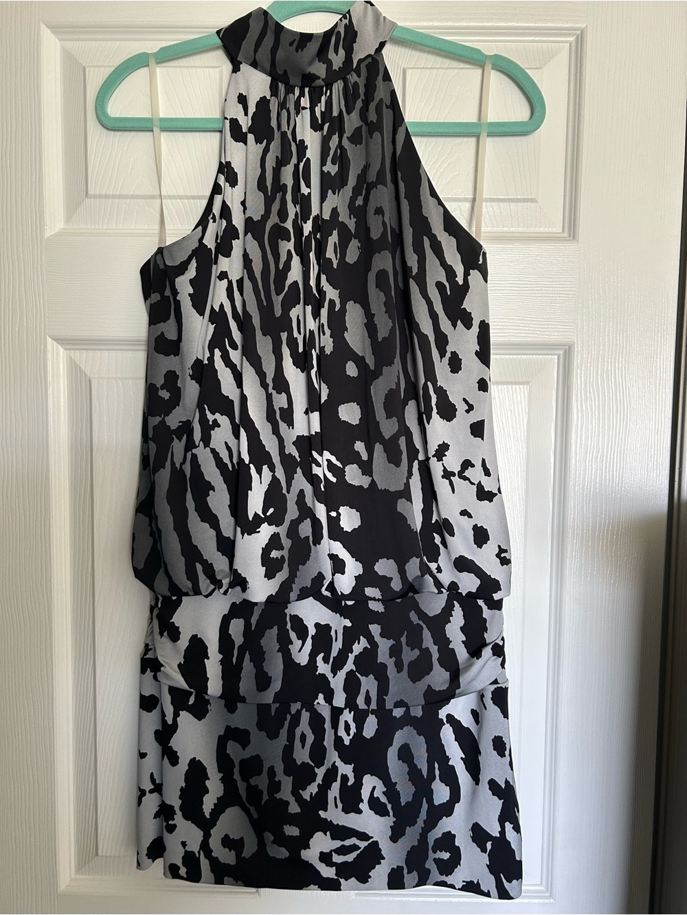 Frederick's of Hollywood Halter Animal Print Mini Dress